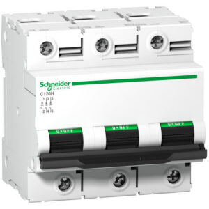 A9N18512 Schneider C120H disjoncteur triphasé Schneider 80 A - 3P - courbe D - 15kA - À vis