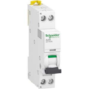 A9P24640 Schneider - Disjoncteur 40A - phase neutre 1P+N - Courbe C - 10kA - Bornes à vis - Schneider IDT40N