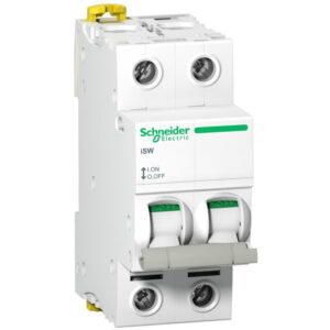 A9S65263 Schneider - Interrupteur sectionneur bipolaire 2P 63A - Acti9 iSW