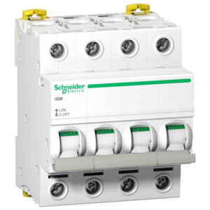 A9S65463 Schneider - Interrupteur sectionneur tétrapolaire 4P 63A - Acti9 iSW