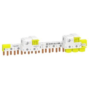 A9XPP612 Schneider - Peigne avec connecteur pour disjoncteur 1P+N - Pas 9mm - 12 modules - Acti 9 iDT40