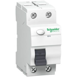 Interrupteur différentiel bipolaire Schneider 2P 40A 30mA - type AC - 2 modules Bornes alignées Acti9 iID K