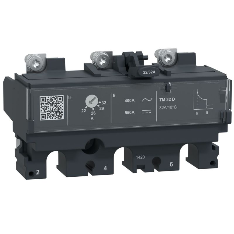C103TM050 Schneider déclencheur TM-D magnétique-thermique 3P 3d - 50A pour bloc de coupure