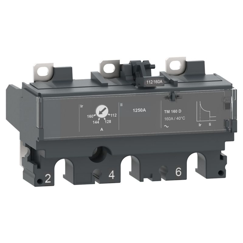 C253TM160 Schneider déclencheur TM-D magnétique-thermique 3P 3d - 160A pour bloc de coupure NSX250