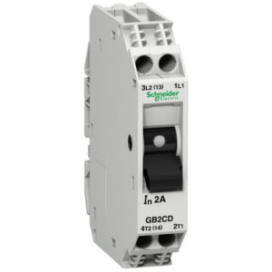 GB2CD14 TeSys GB2-CD - disjoncteur Schneider pour circuit de contrôle moteur - 8A - 1P+N - 1d