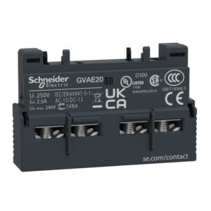 GVAE20 Schneider TeSys GV - contact auxiliaire instantanés pour disjoncteur moteur - 2NO