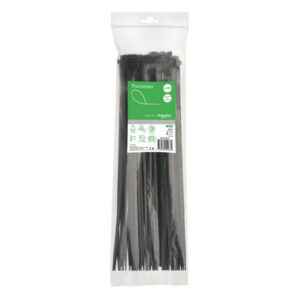 Schneider - Collier attache câble en polyamide 370x4,8mm - nylon - lot de 100 colliers serre-câbles noir