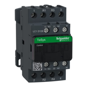 LC1D128B7 Schneider - Contacteur tétrapolaire - 2NO+2NF - 25A - Bobine 24Vca - Vis