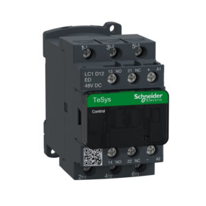 LC1D12ED Schneider - Contacteur tripolaire - 3NO - 12A - Bobine 48Vcc - Vis