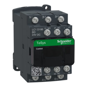 LC1D186BD Schneider - Contacteur tripolaire - 3NO - 18A - Bobine 24Vcc - Cosse
