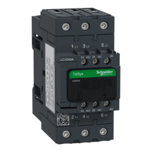 LC1D40AF7 Schneider - Contacteur tripolaire - 3NO - 40A - Bobine 110Vca - Everlink et auto - Tesys LC1D40