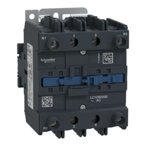 LC1D80008E7 Schneider - Contacteur tétrapolaire - 2NO+2NF - 125A - Bobine 48Vca - Vis