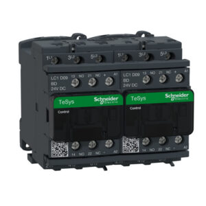 LC2D09BD Schneider - Contacteur inverseur tripolaire - 3NO - 9A - Bobine 24Vcc - Vis