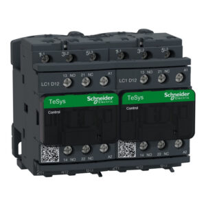 LC2D12B7 Schneider - Contacteur inverseur tripolaire - 3NO - 12A - Bobine 24Vca - Vis