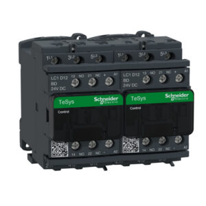 LC2D12BD Schneider - Contacteur inverseur tripolaire - 3NO - 12A - Bobine 24Vcc - Vis