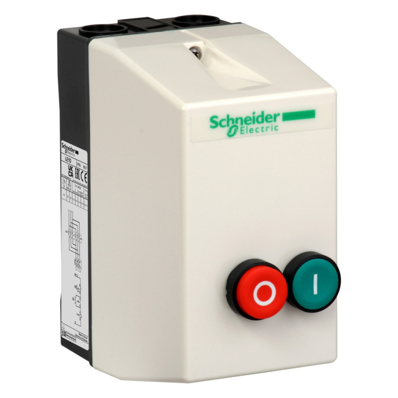 LE1D09B7 Schneider - Coffret de démarrage moteur - 9A - bobine 24Vca | Sans thermique