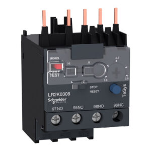 LR2K0308 Schneider - Relais thermique moteur 1,8 à 2,6A - TeSys LR2K - pour contacteur LC1K06 - Classe 10A