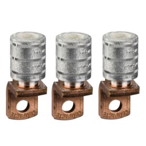 LV432506 Schneider 3 cosses à sertir câble aluminium 300mm² - séparateur de phases