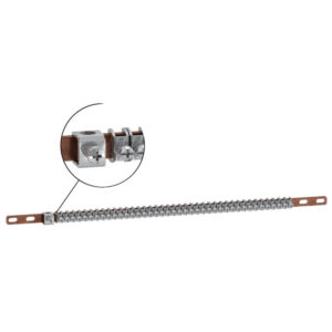 LVS04202 Schneider LOT DE 2x Linergy TB - collecteurs de terre à cavaliers - 20 étriers - Longueur 200mm