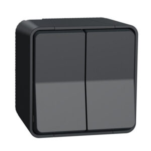 MUR35022 Schneider Mureva Styl - Double va et vient - saillie - IP55 - IK08 - complet