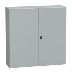 NSYS3D101030DP Coffret métallique étanche IP55 - 1000x1000x300 - 2 portes - plaque fournie - Spacial S3D - Schneider Electr