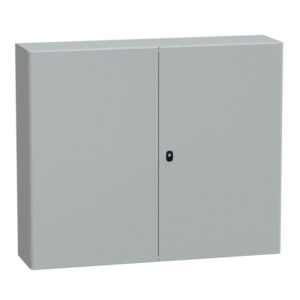 NSYS3D101230DP Coffret métallique étanche IP55 - 1200x1200x300 - 2 portes - plaque fournie - Spacial S3D - Schneider Electr
