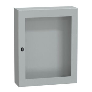 NSYS3D10825T Coffret métallique étanche IP66 - 1000x800x250 - Porte vitrée - Spacial S3D - Schneider Electric