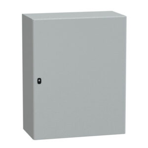 NSYS3D10840P Coffret métallique étanche IP66 - 1000x800x400 - plaque fournie - Spacial S3D - Schneider Electric