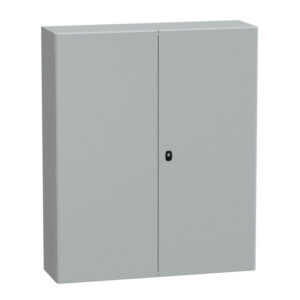 NSYS3D121030DP Coffret métallique étanche IP55 - 1200x1000x300 - 2 portes - plaque fournie - Spacial S3D - Schneider Electr