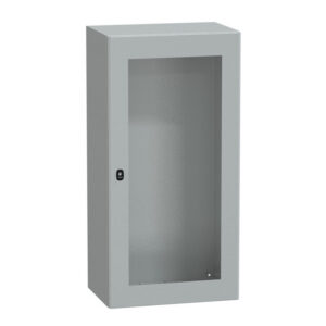 NSYS3D12640T Coffret métallique étanche IP66 - 1200x600x400 - Porte vitrée - Spacial S3D - Schneider Electric