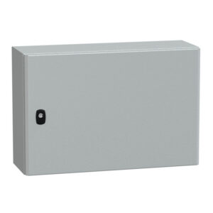 NSYS3D4620P Coffret métallique étanche IP66 - 400x600x200 - plaque fournie - Spacial S3D - Schneider Electric