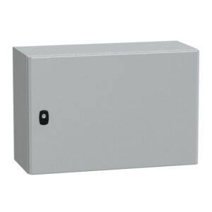 NSYS3D4625P Coffret métallique étanche IP66 - 400x600x250 - plaque fournie - Spacial S3D - Schneider Electric