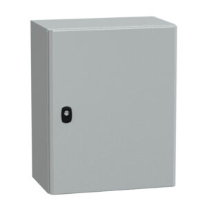 NSYS3D5425P Coffret métallique étanche IP66 - 500x400x250 - plaque fournie - Spacial S3D - Schneider Electric