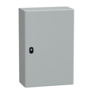 NSYS3D6420P Coffret métallique étanche IP66 - 600x400x200 - plaque fournie - Spacial S3D - Schneider Electric