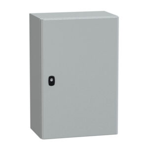 NSYS3D6425P Coffret métallique étanche IP66 - 600x400x250 - plaque fournie - Spacial S3D - Schneider Electric