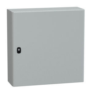NSYS3D6620P Coffret métallique étanche IP66 - 600x600x200 - plaque fournie - Spacial S3D - Schneider Electric