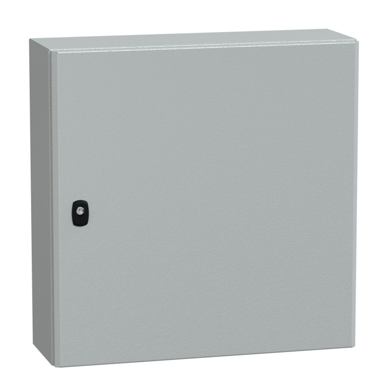NSYS3D6620P Coffret métallique étanche IP66 - 600x600x200 - plaque fournie - Spacial S3D - Schneider Electric