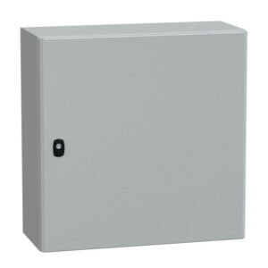NSYS3D6625P Coffret métallique étanche IP66 - 600x600x250 - plaque fournie - Spacial S3D - Schneider Electric