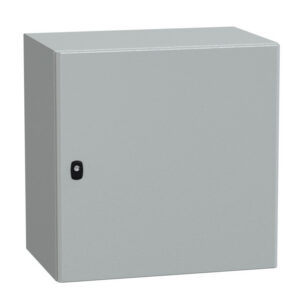 NSYS3D6640P Coffret métallique étanche IP66 - 600x600x400 - plaque fournie - Spacial S3D - Schneider Electric