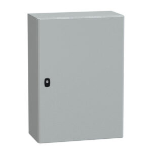 NSYS3D7525P Coffret métallique étanche IP66 - 700x500x250 - plaque fournie - Spacial S3D - Schneider Electric