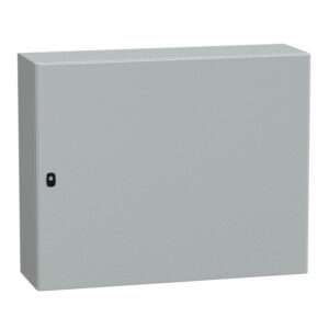 NSYS3D81030P Coffret métallique étanche IP66 - 800x1000x300 - plaque fournie - Spacial S3D - Schneider Electric
