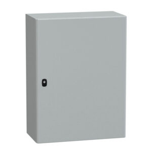 NSYS3D8630P Coffret métallique étanche IP66 - 800x600x300 - plaque fournie - Spacial S3D - Schneider Electric