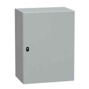 NSYS3D8640P Coffret métallique étanche IP66 - 800x600x400 - plaque fournie - Spacial S3D - Schneider Electric
