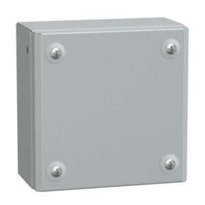 NSYSBM15158 Schneider Spacial SBM - boite étanche IP66 en acier 150x150x80mm - couvercle plein