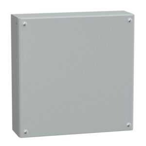 NSYSBM404012 Schneider Spacial SBM - boite étanche IP66 en acier 400x400x120mm - couvercle plein