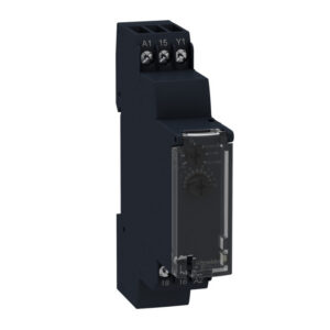 RE17RCMU Schneider - Relais tempo repos cde ext - 1OF (inverseur) - 24Vcc 24 à 240Vca - Zelio Time