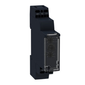 RE17RMMW Schneider - Relais temporisé multifonction - 1OF (inverseur) 1s à 100h - 12 à 240Vac/dc - Zelio Time