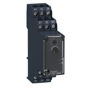 RE22R2KMR Schneider - Relais temporisé - 2OF (inverseur) - K - 1s à 10mn - 24V à 240VACDC - Zelio Time
