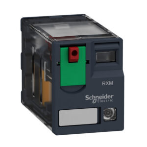 RXM4AB2F7 Schneider - Relais miniature - embrochable - test+DEL - 4OF (inverseur) - 12A - 120VAC - Zelio RXM