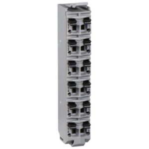 TM5ACTB12PS Bornier à ressorts 12 contacts - 24V - Gris - Modicon TM5 Schneider